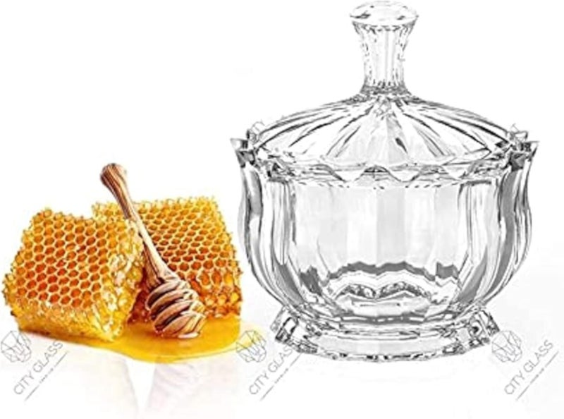 وعاء سكر من الكريستال البرازيلي من سيتي - ضمان لمدة عام